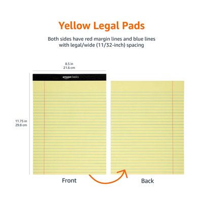 Amazon Basics Wide Ruled Lined Note Pads - Office Products Review