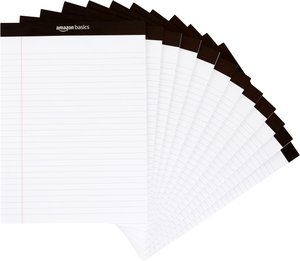 Amazon Basics Wide Ruled Lined Note Pads - Office Products Price Comparison