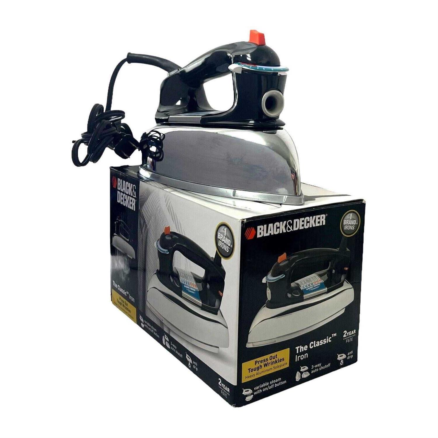 BLACK+DECKER Classic Iron - Medical Supplies Performance