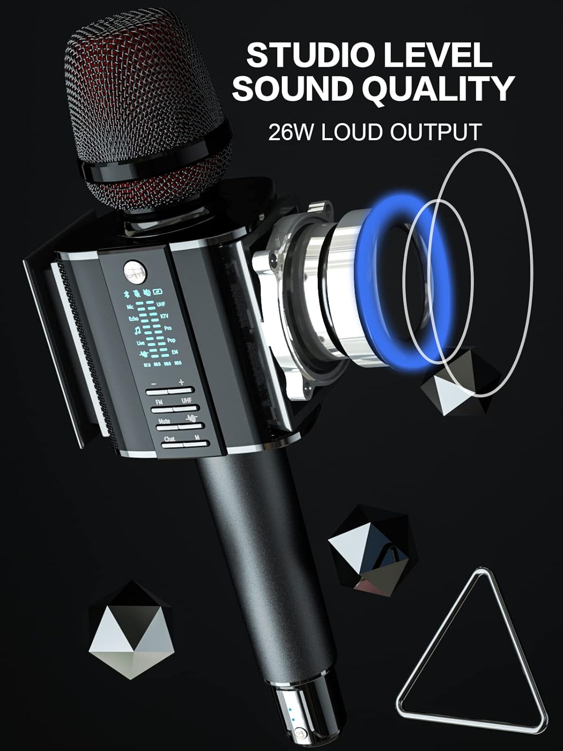 BONAOK Wireless Bluetooth Karaoke Microphone - Musical Instruments Price Comparison