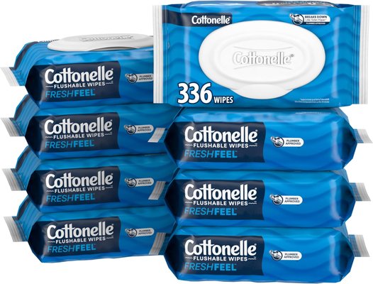 Cottonelle Fresh Feel Flushable Wet Wipes - Oral Care Review