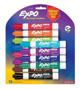 EXPO Low Odor Dry Erase Markers - Office Products Performance
