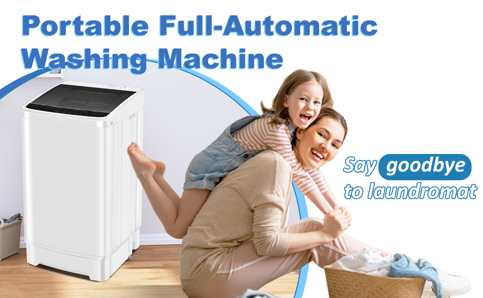 Full-Automatic Portable Washing Machine 25 lbs - Personal Care Appliances Price Comparison