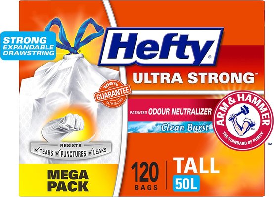 Hefty Ultra Strong Tall Trash Bags - Health & Personal Care Review