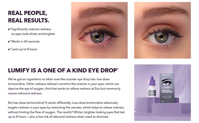 LUMIFY Eye Drops - Oral Care Review