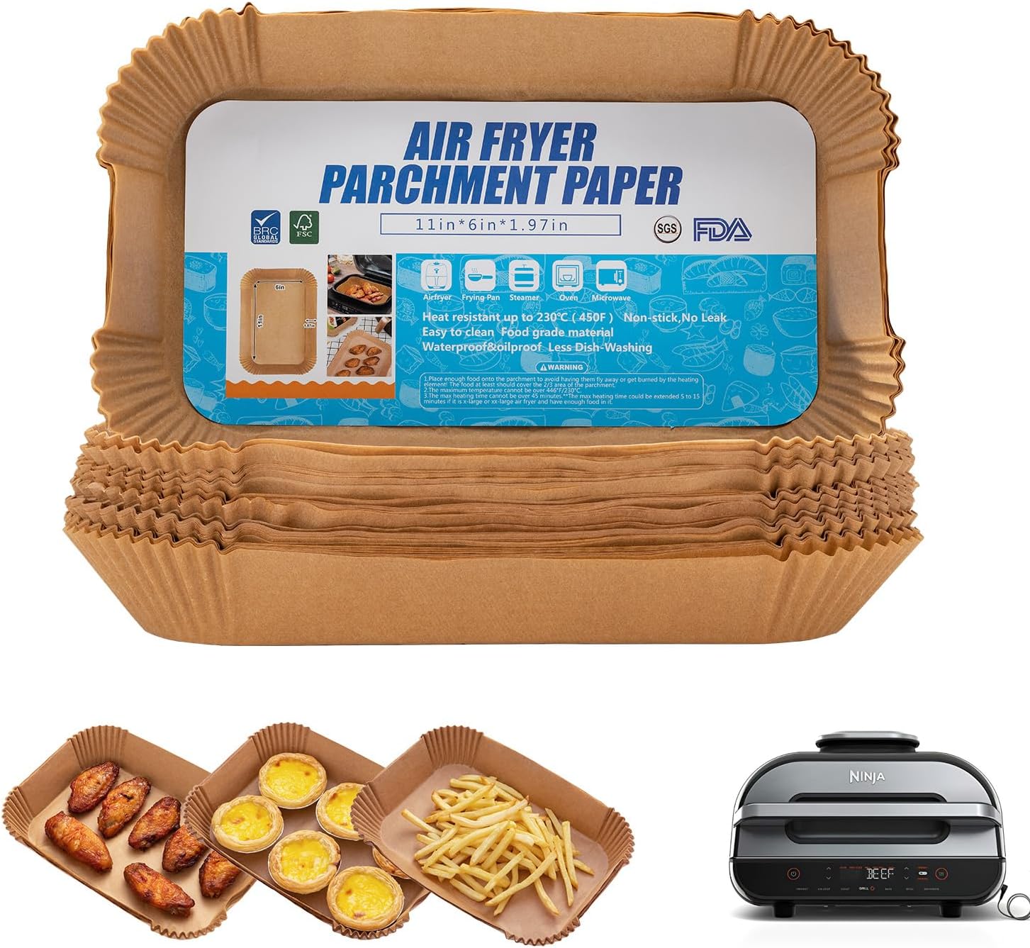 Ninja Air Fryer Paper Liner - Kitchen & Dining Performance