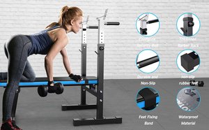 Royal Fitness Adjustable Weight Bench with Barbell Rack - Cycling Price Comparison