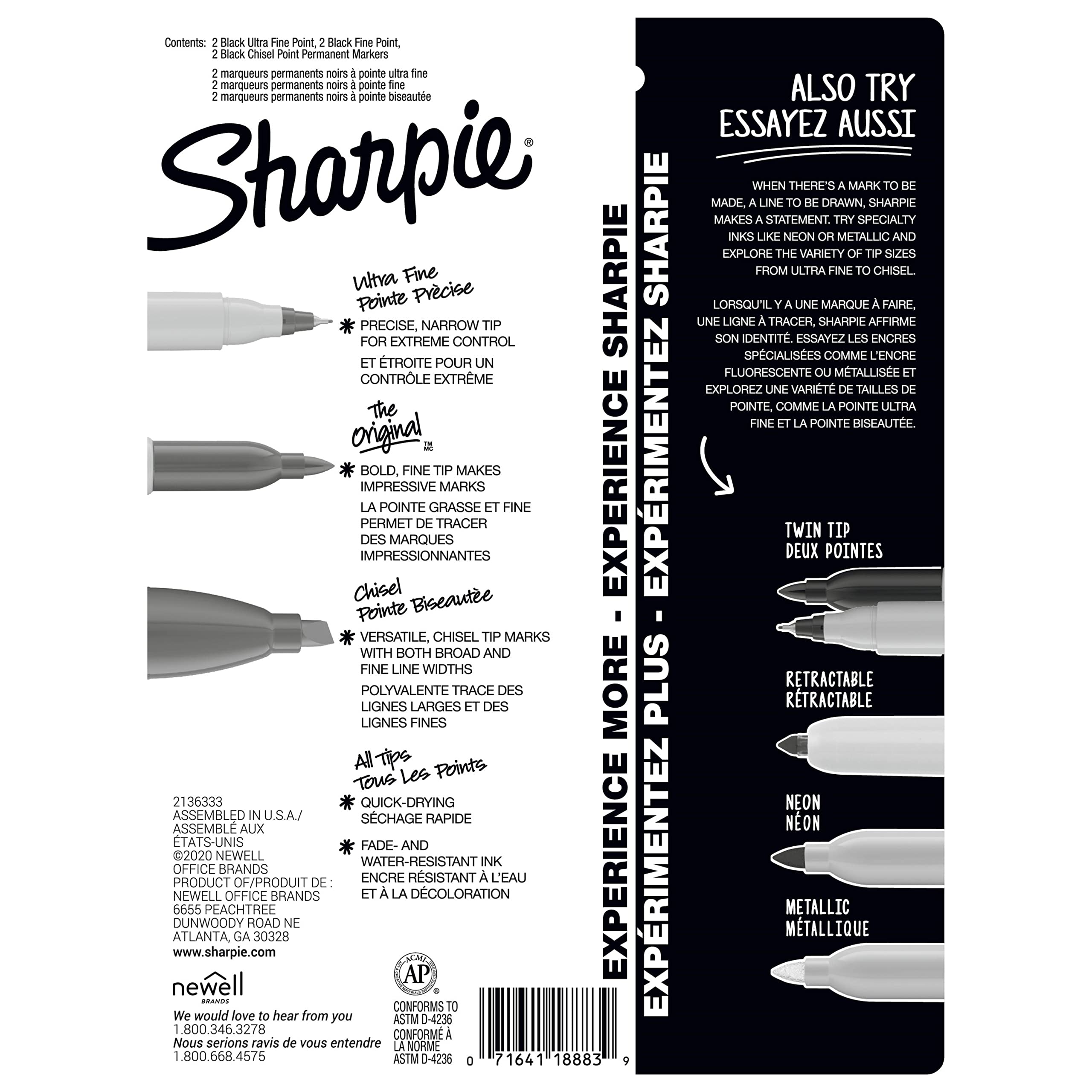 Sharpie Permanent Markers Variety Pack - Office Products Design