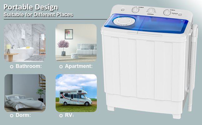 VCJ Portable Washing Machine - Personal Care Appliances Review